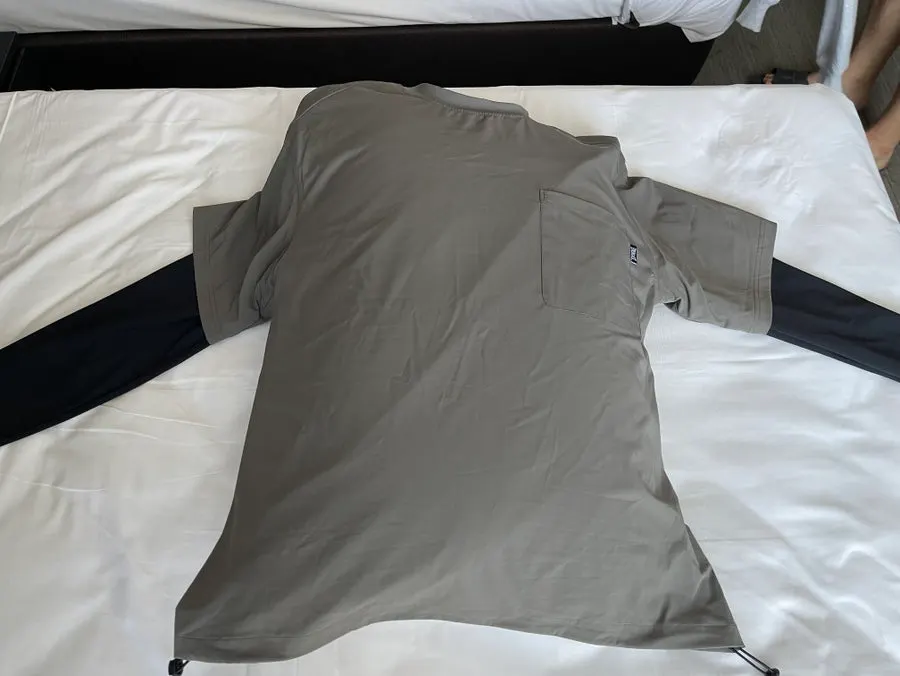 Everlast layered T-shirt and shorts leggings