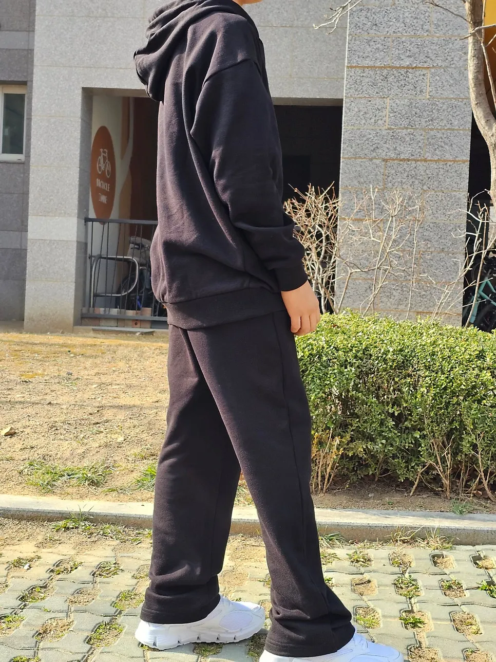 Tracksuit set in thin, lightweight mini terry fabric