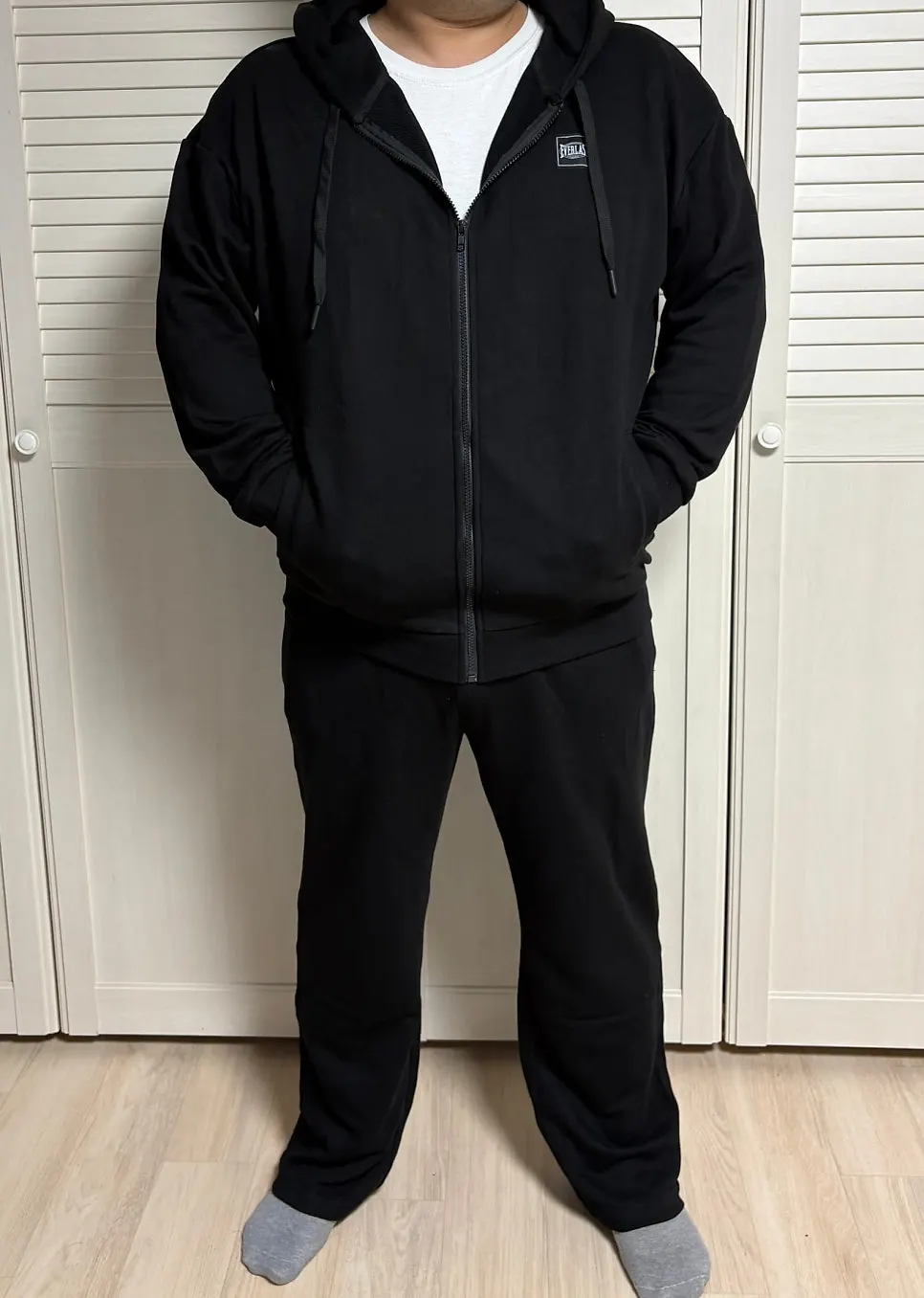 Everlast Mini Terry Hood Zip-Up and Straight-Leg Pants Set
