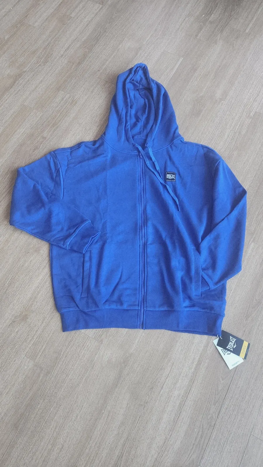 Everlast mini terry full-zip hoodie and straight-leg pants