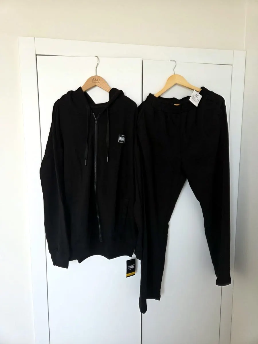 Everlast hoodie zip-up and straight-leg pants set