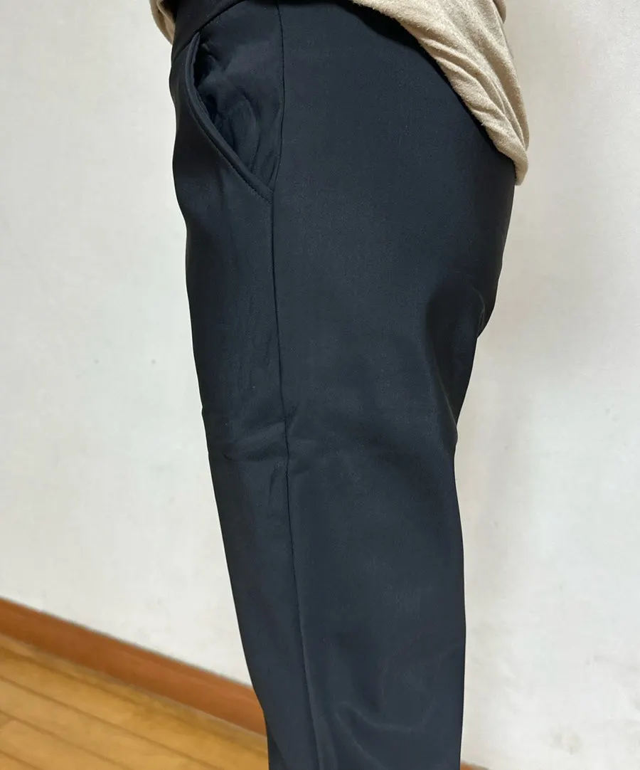 Naturally flared bootcut pant line