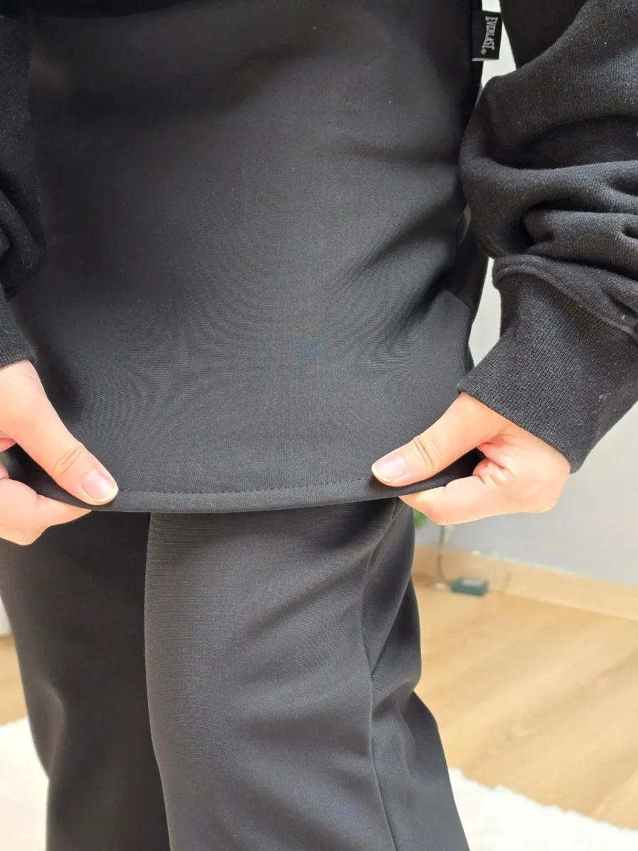 Fleece-lined bootcut pants for a winter everyday look