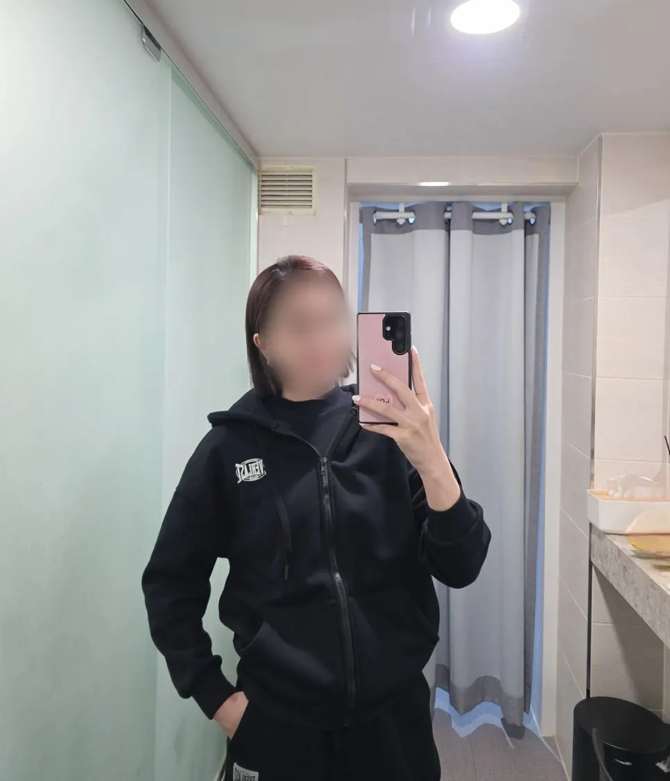 冬の運動着として着用したフリーストレーニングウェア