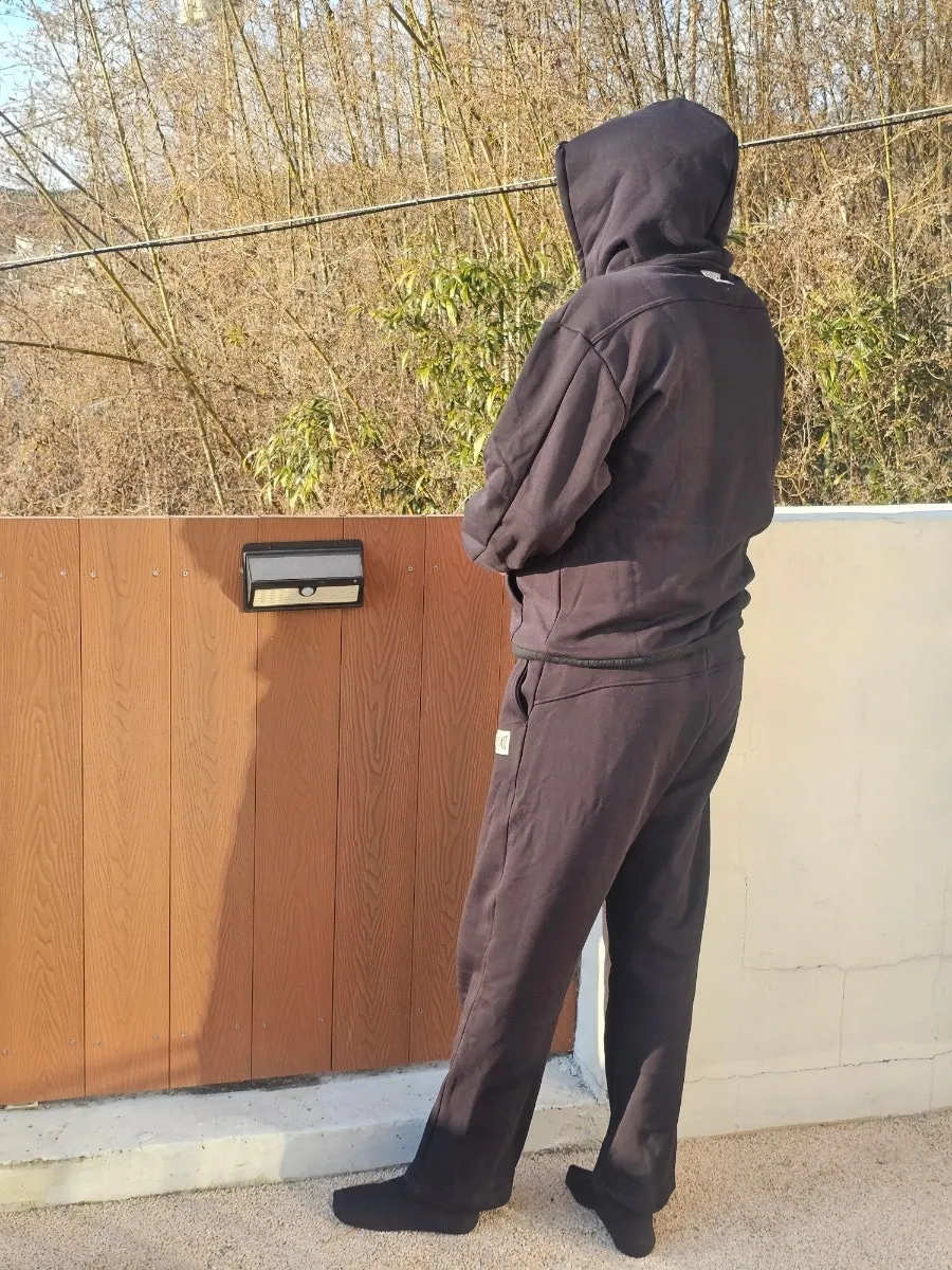 Wearing the Everlast tracksuit set