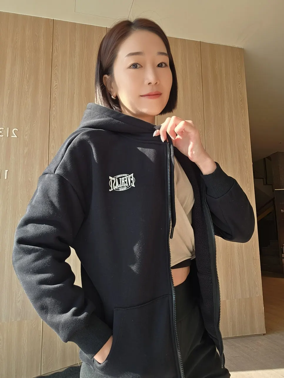 Stretchy fleece tracksuit fabric