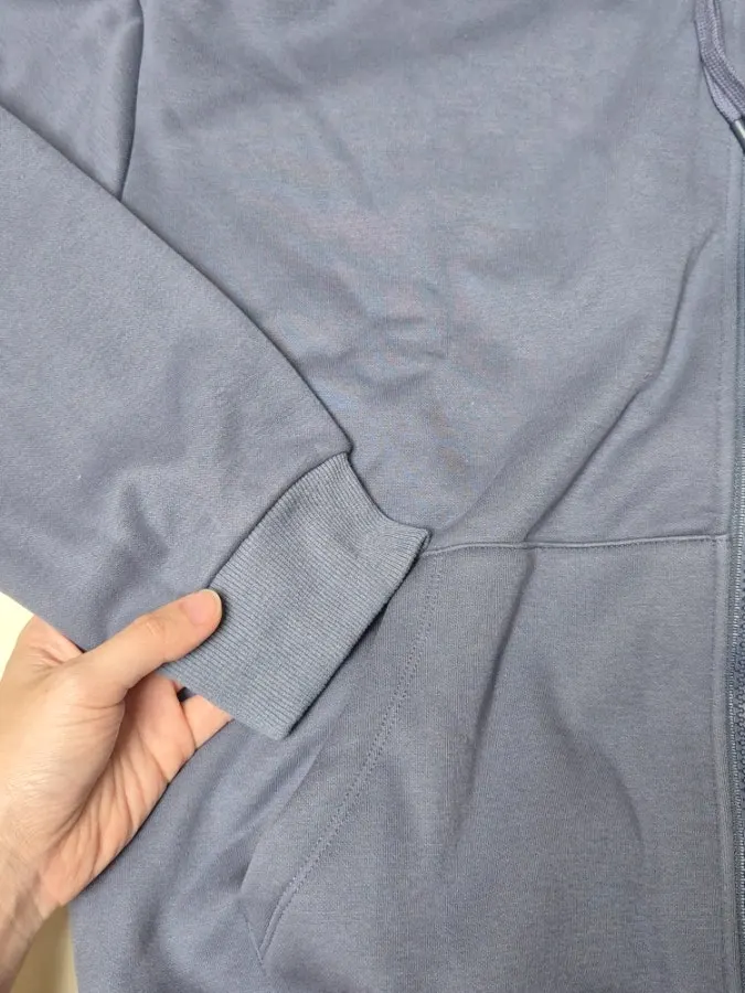 Ash Blue fleece-lined pants and hooded zip-up