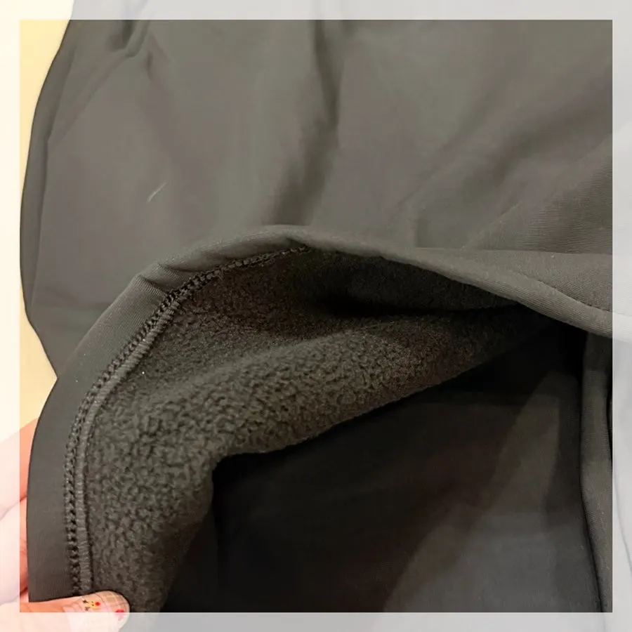 Everlast winter fleece-lined skirt pants worn