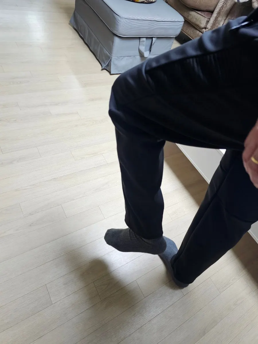 Pants showing the soft fleece lining