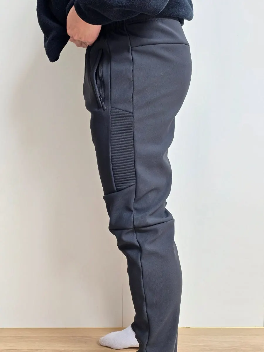 Cleanly falling winter pants fit