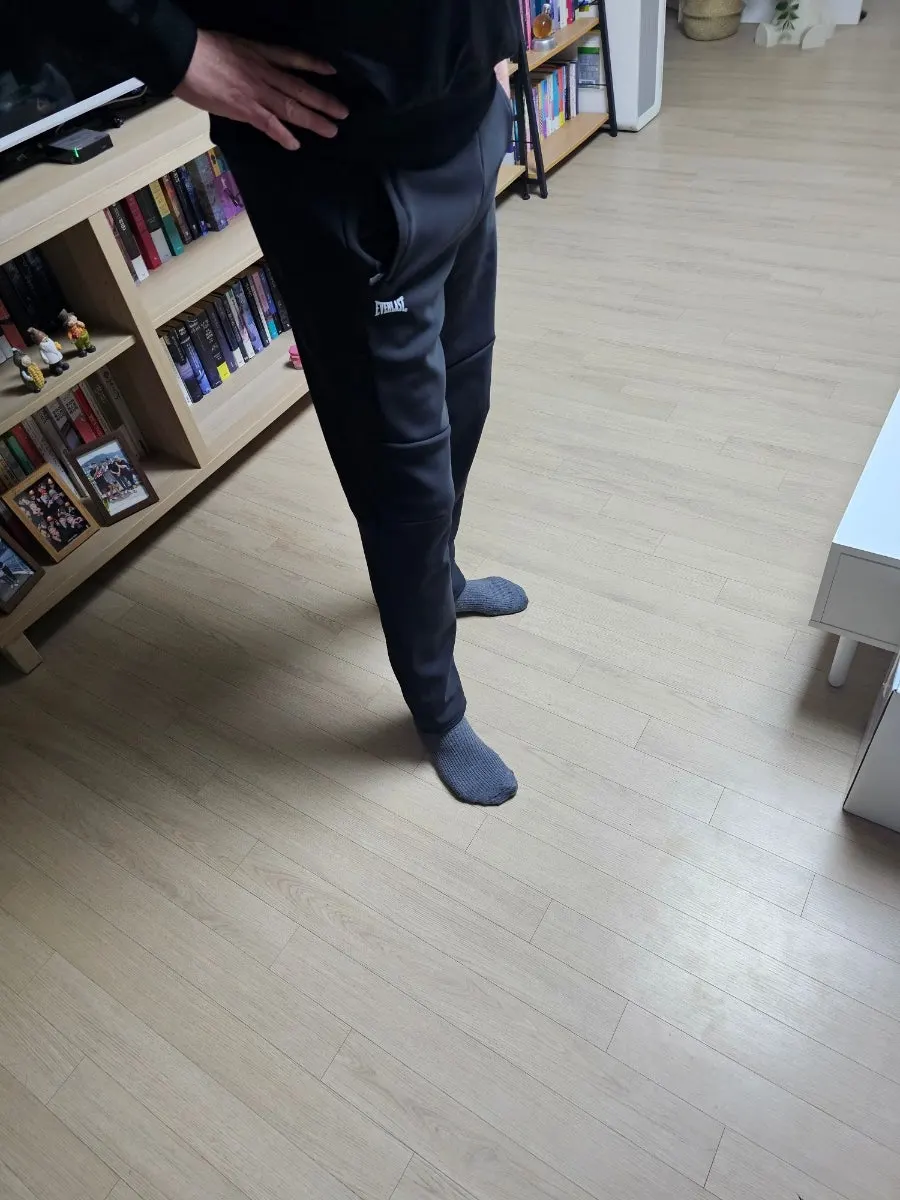 Fleece-lined pants worn for light activity