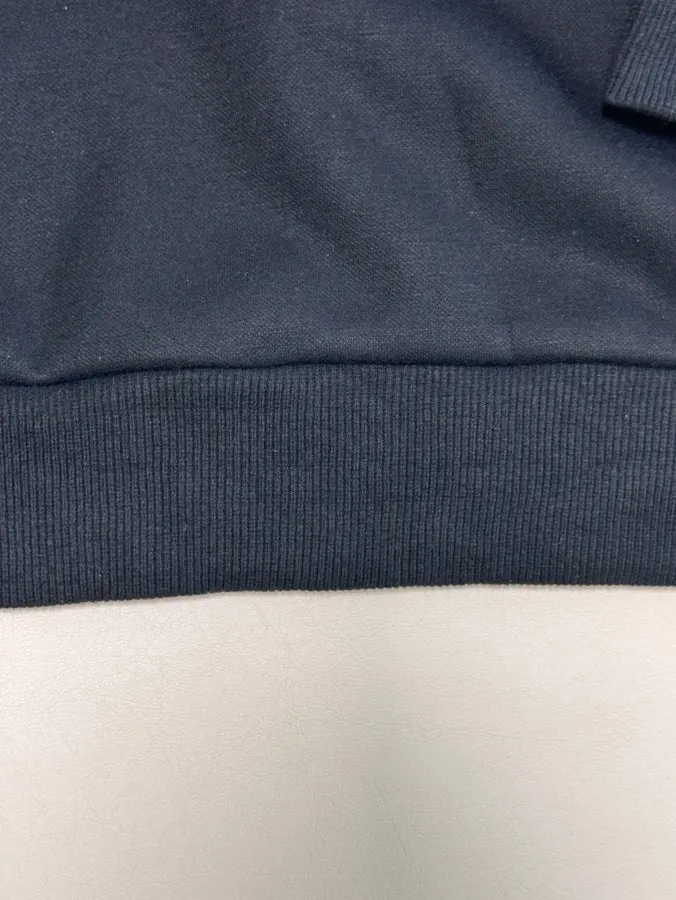 Fleece-lined hoodie interior and worn look