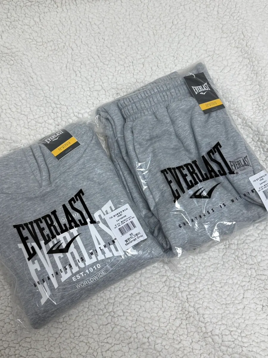 Hoodie and straight-leg pants set