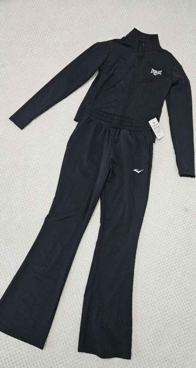 Everlast high-waisted bootcut pants worn