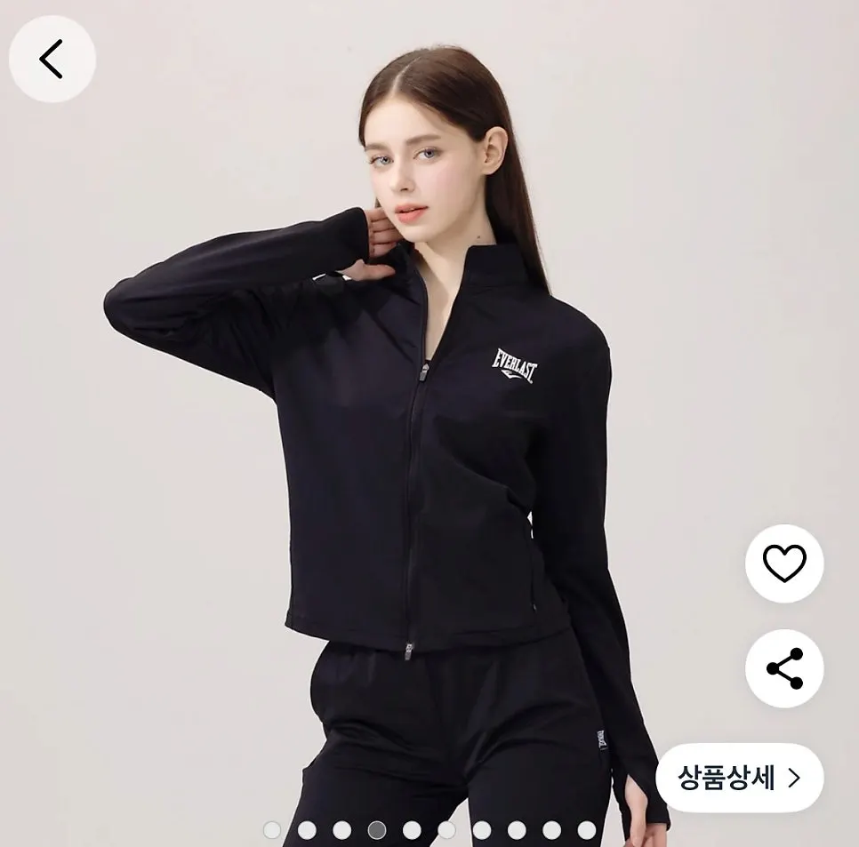 Everlast jacket-and-pants set worn while jogging for several days