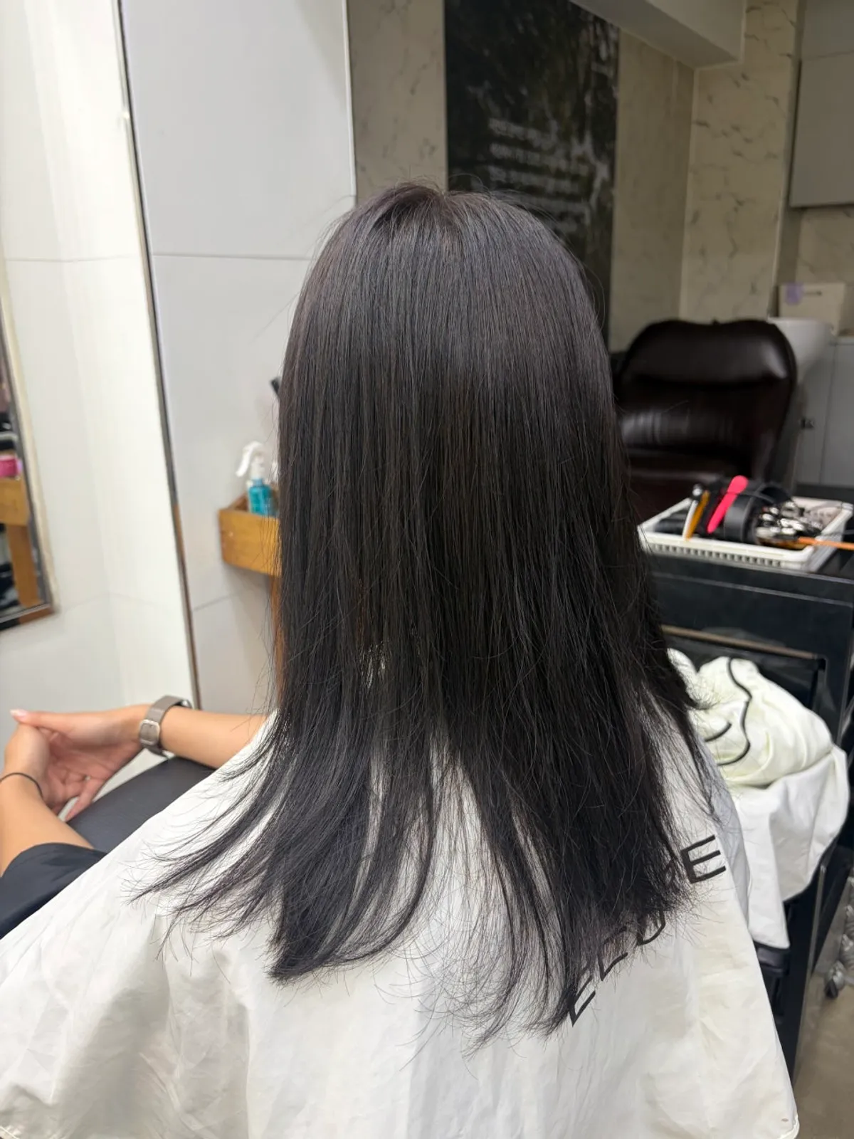 Finished look after the tone-down full color