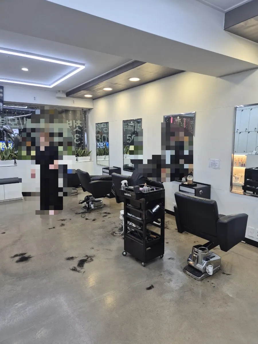 Salon treatment seat and mirror