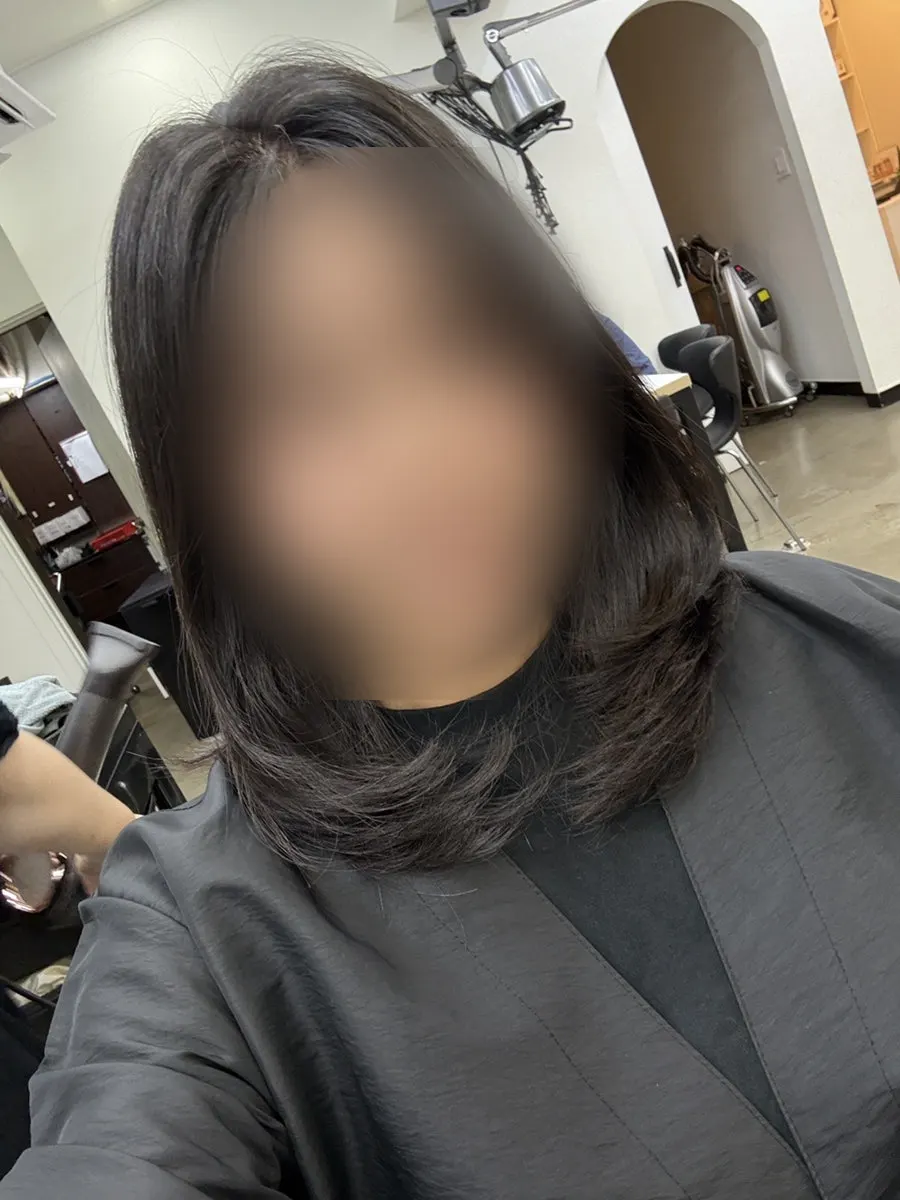 Scalp looking calmer after the head spa