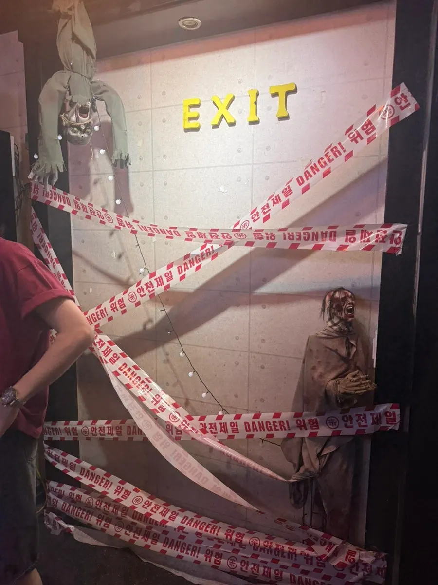 Photo spot for taking a success photo after escaping