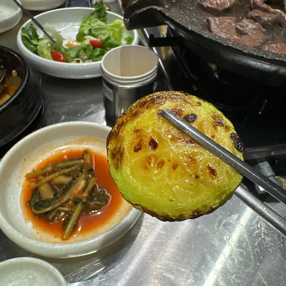 숙성 소고기 구이 한 접시