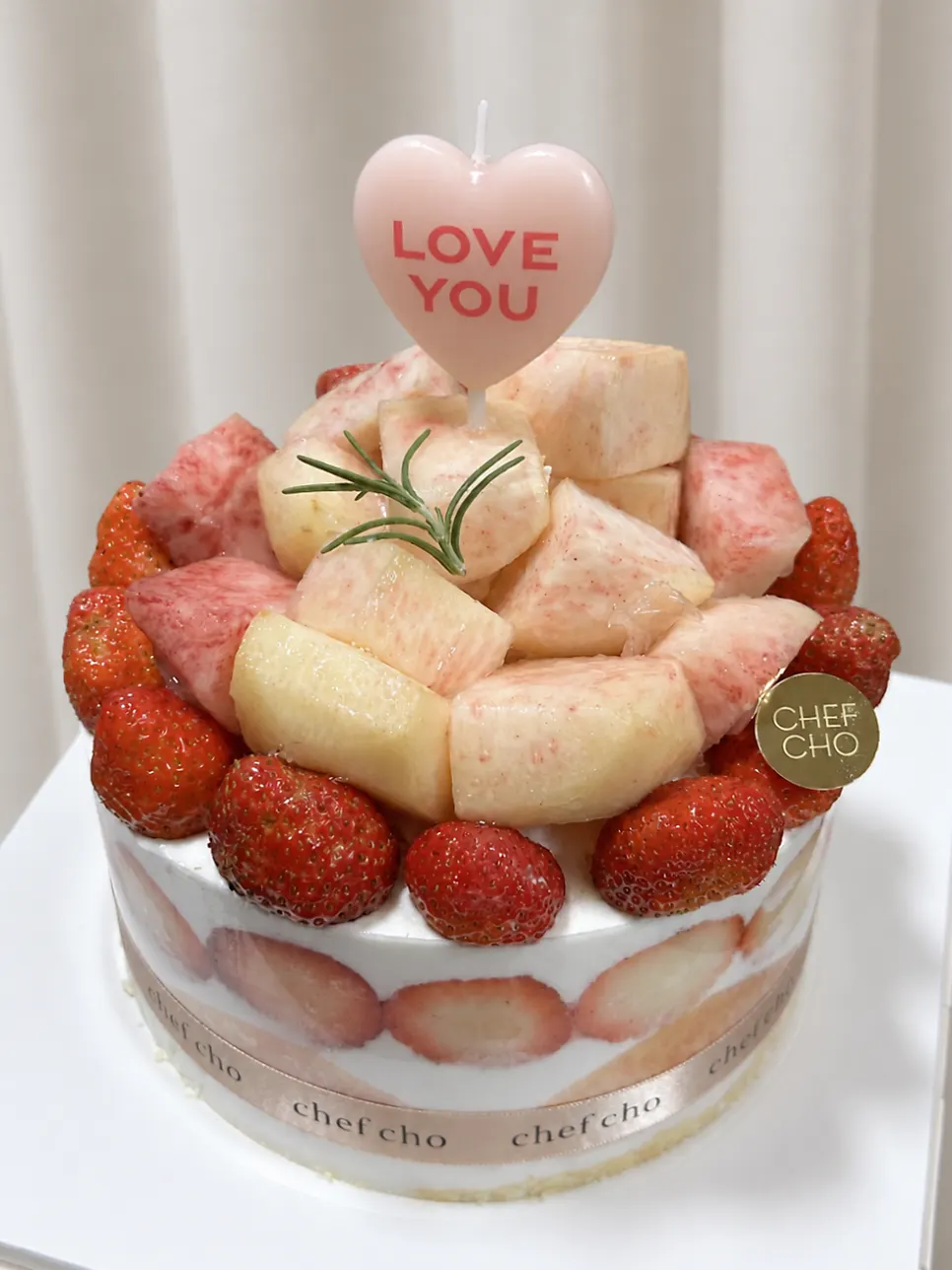Final Peach Berry Cake image