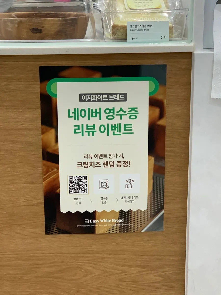 Sign showing gift sets by price range
