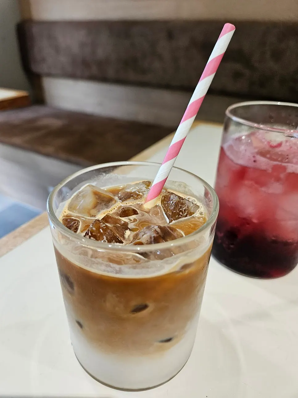 후식으로 마신 바닐라라떼