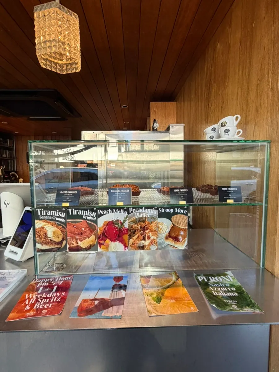 Pip Espresso Bar's dessert showcase