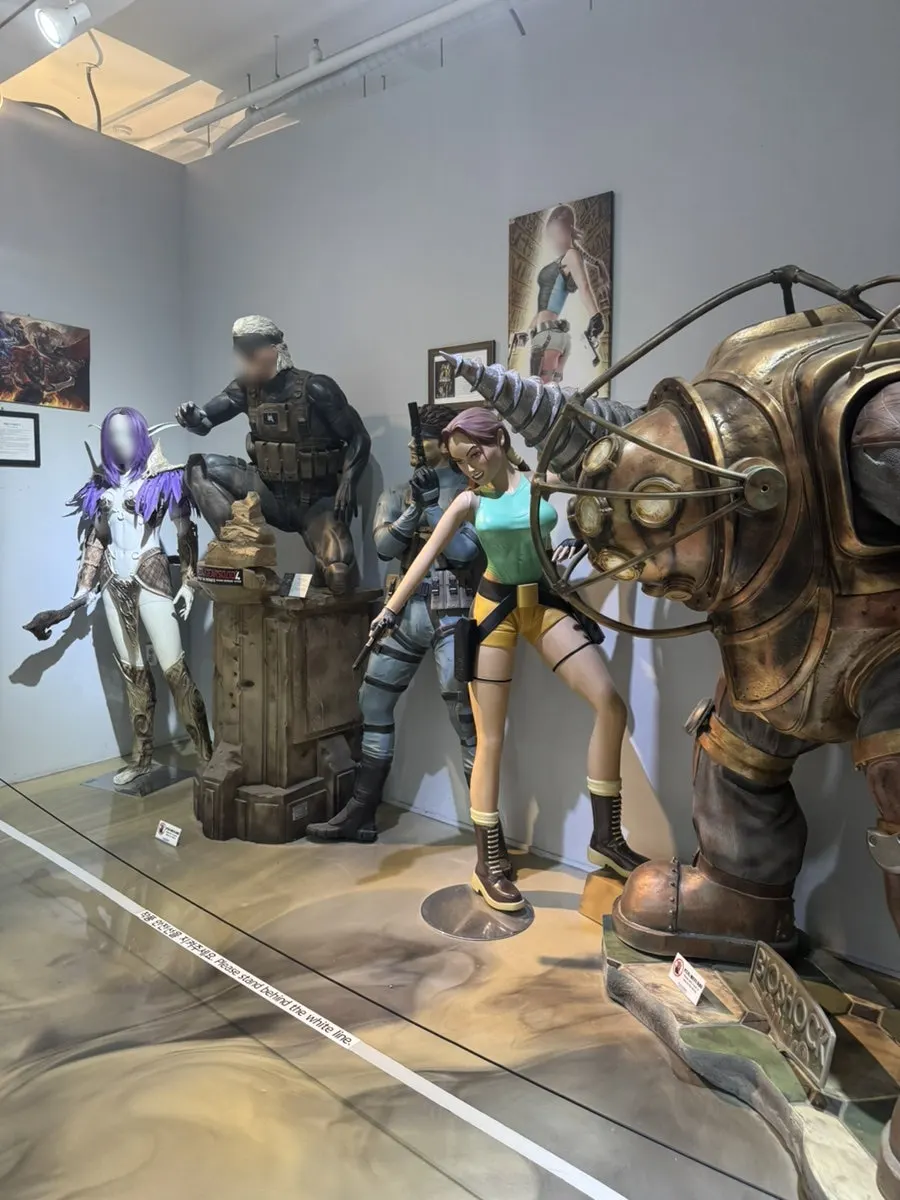 フィギュアミュージアム済州2階のさまざまなキャラクター