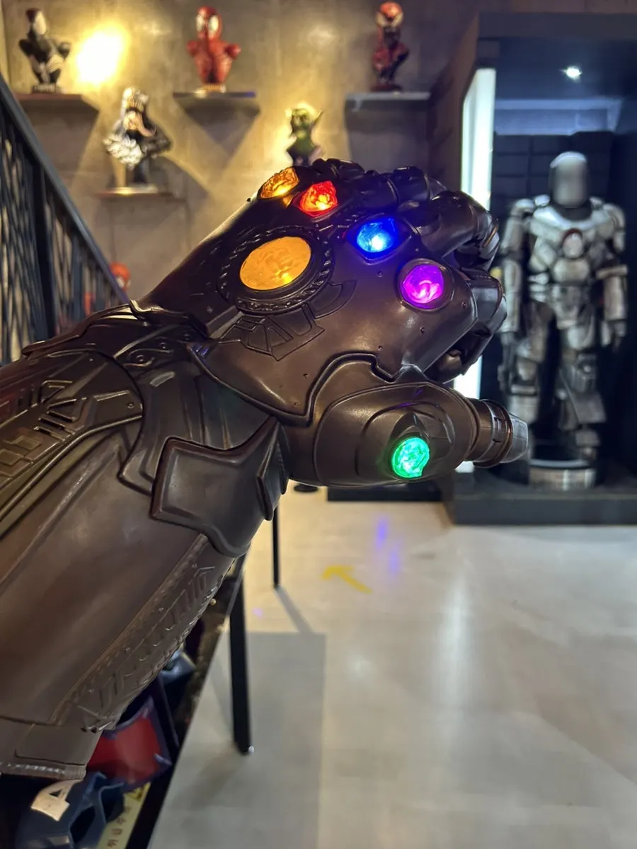 Life-size photo zone for trying on animation gear