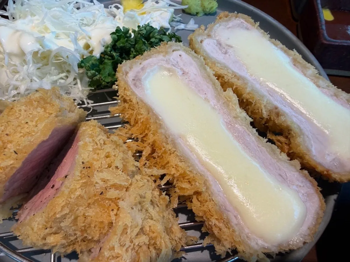 Pork cutlet table setting at Pine Katsu Jamsil Main Branch