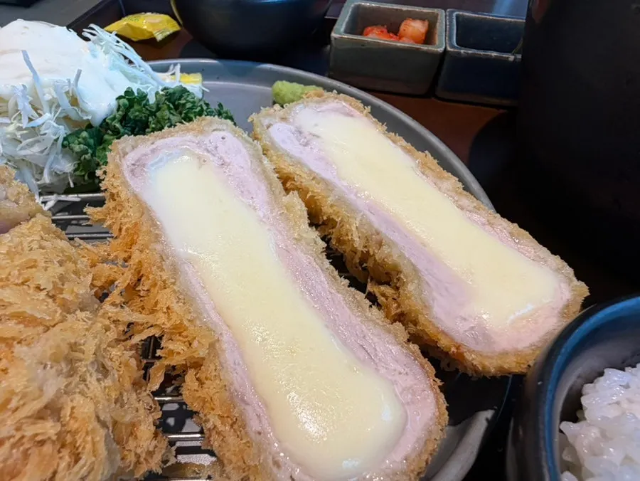 Cheese-filled cheese katsu from Pine Katsu