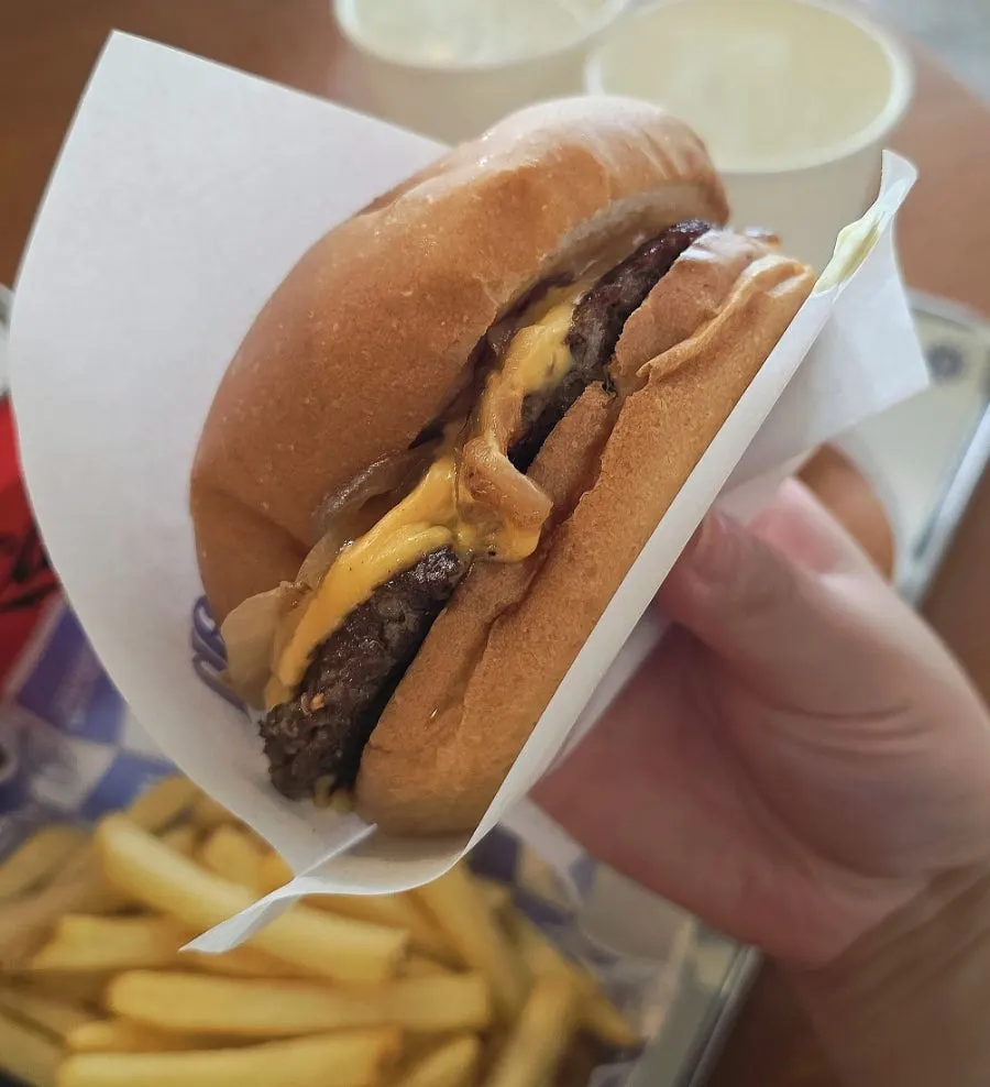 Original Cheese Burger with wagyu patty