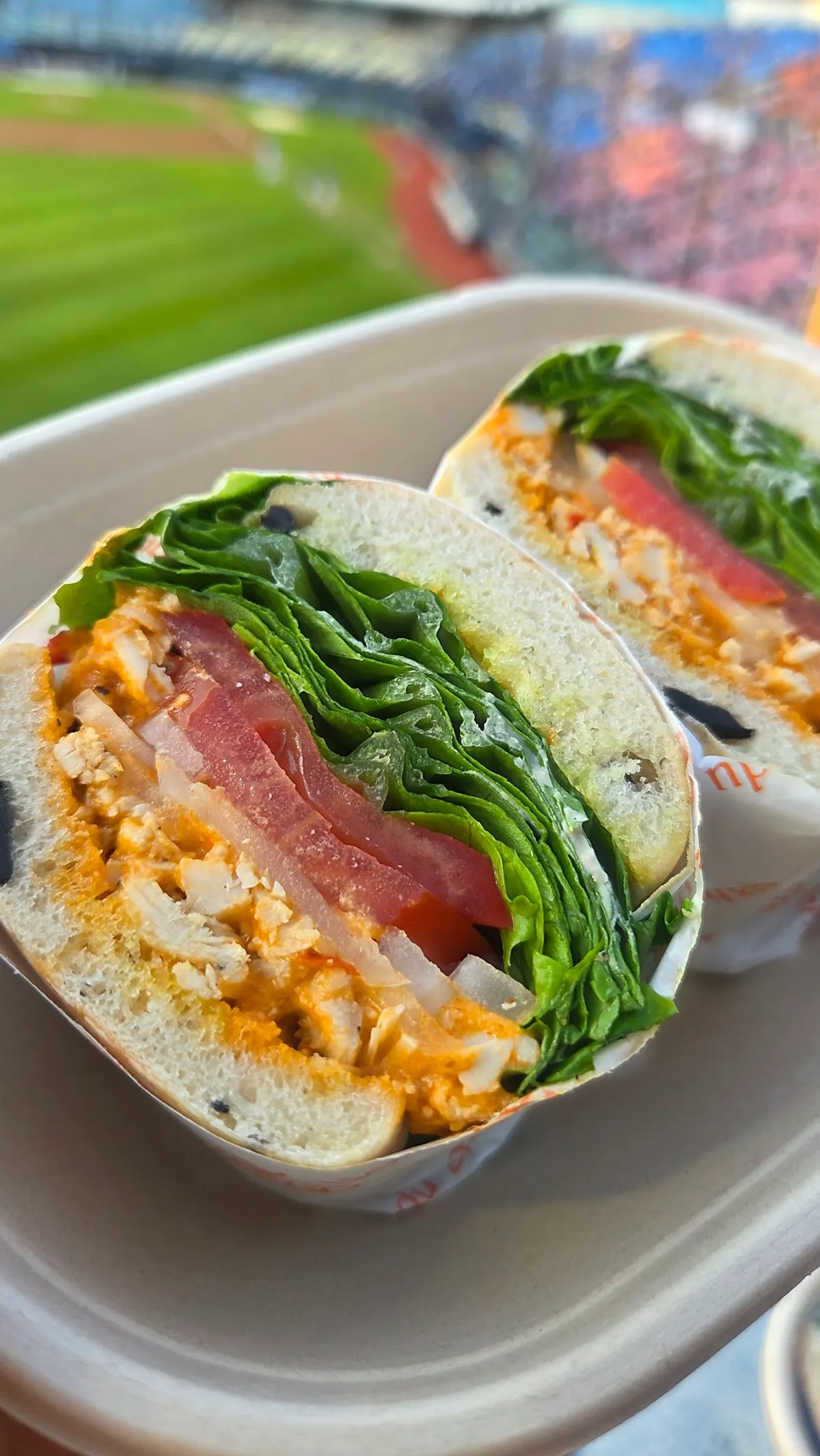 Three Florisandwich sandwiches eaten at Jamsil Baseball Stadium