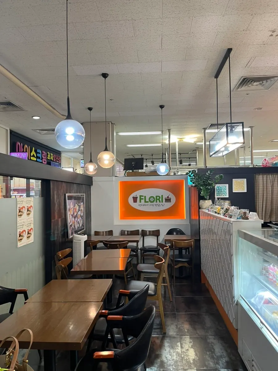 Neatly arranged interior of the shop
