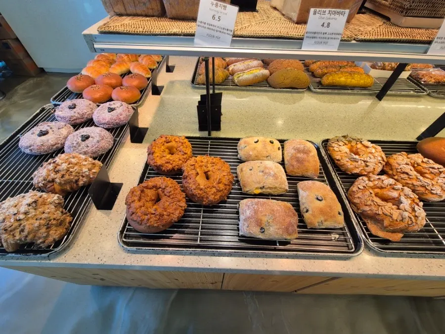 Individually wrapped pound cakes and baked goods