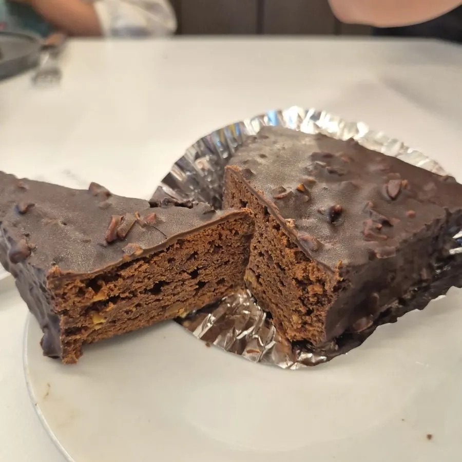 Mont blanc bread with visible layers