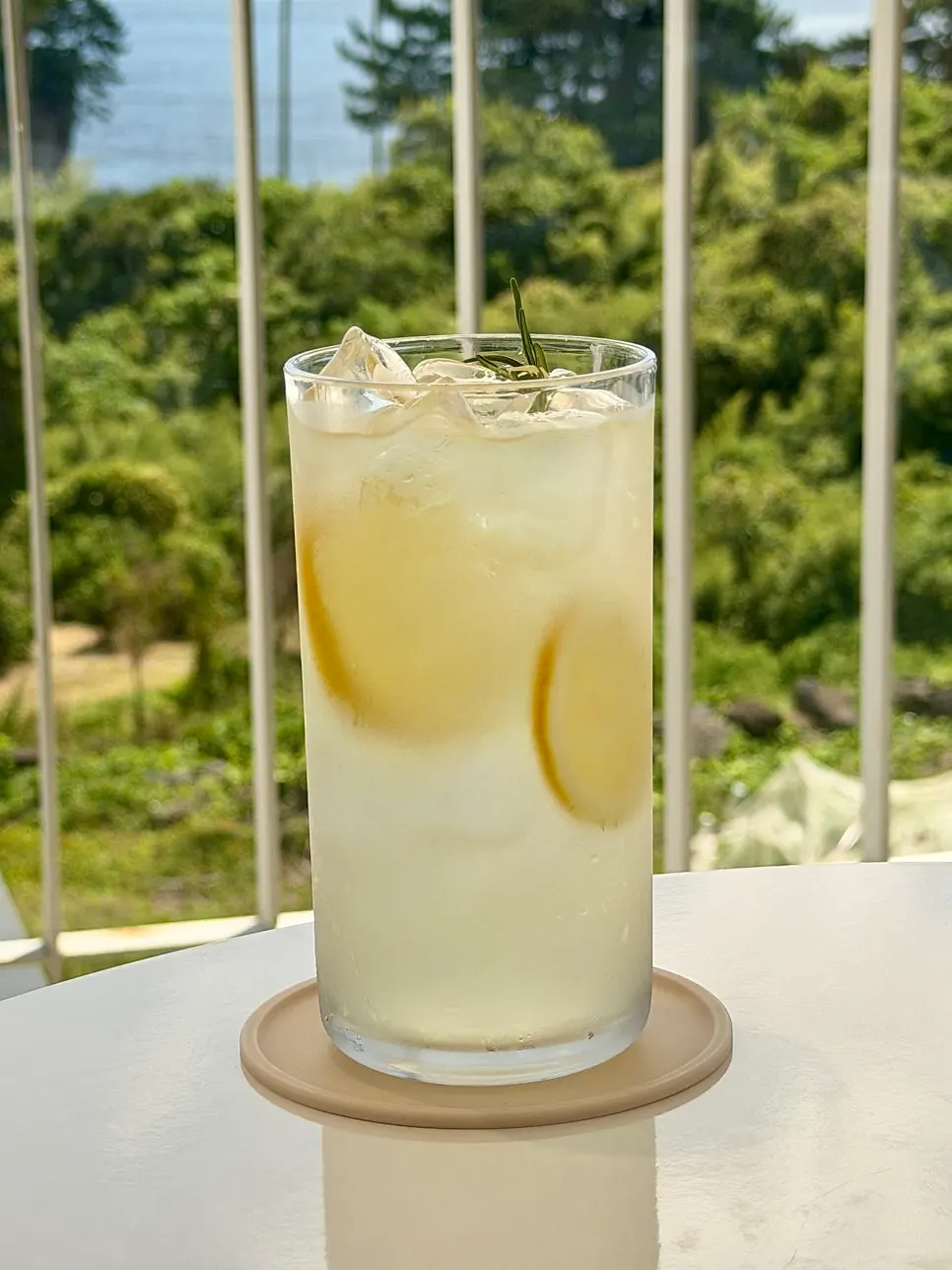 A cup of refreshing house-made lemon tea