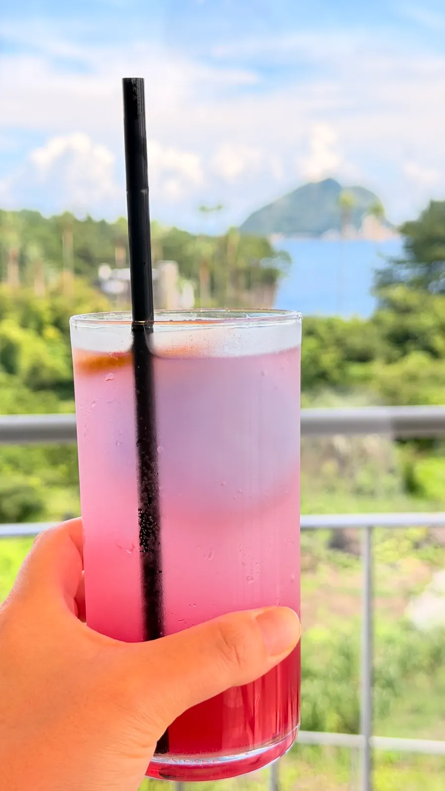 Aurora lemonade served alongside an iced americano