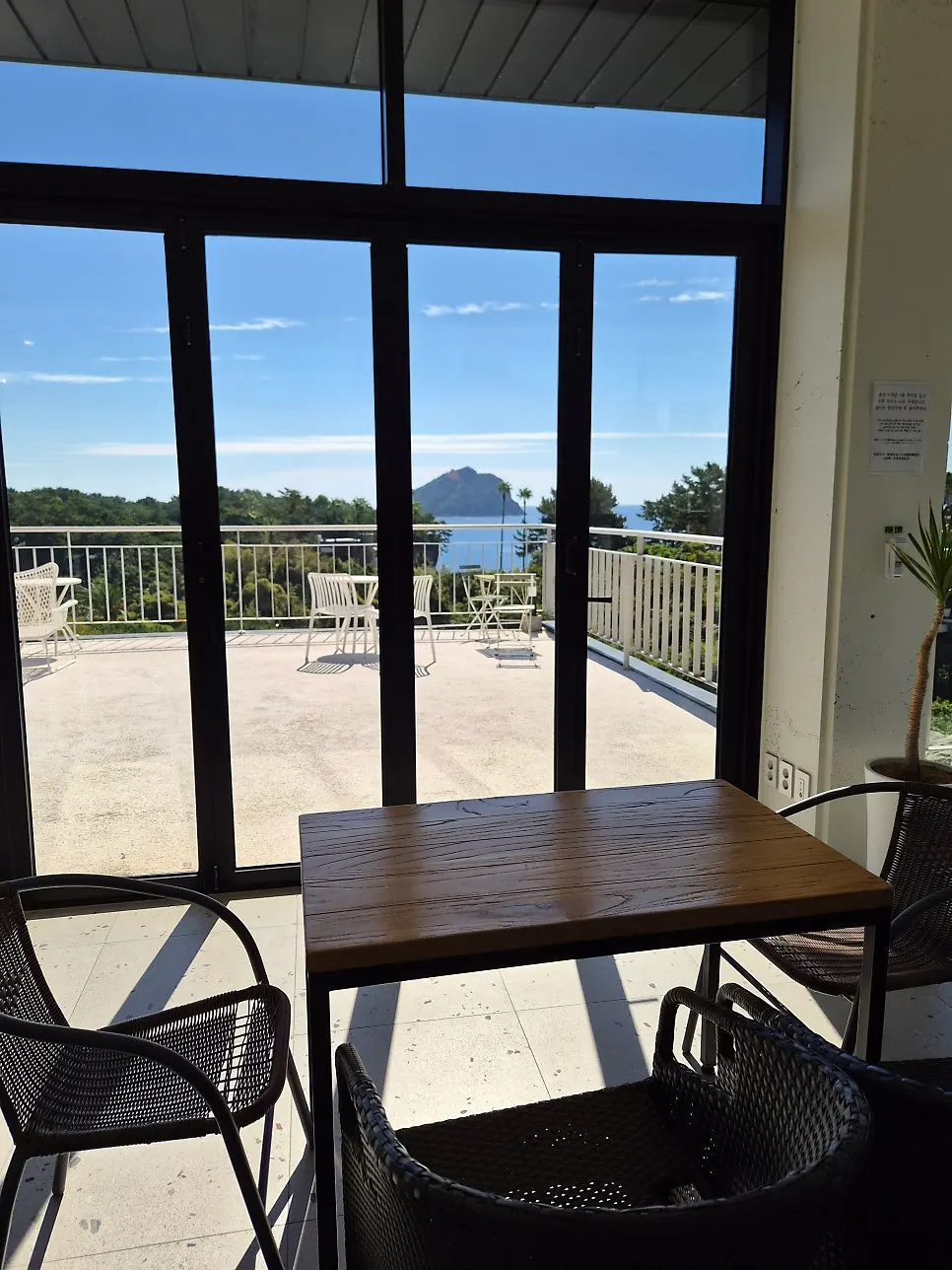 Sea view from the terrace