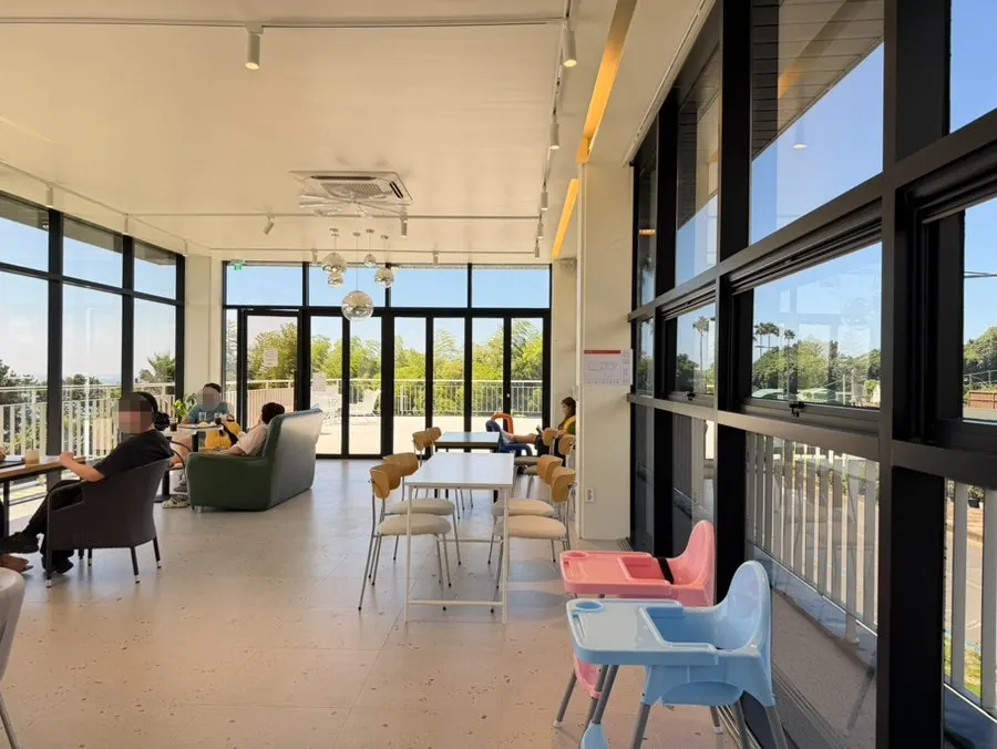 Spacious 1st-floor annex seating for groups