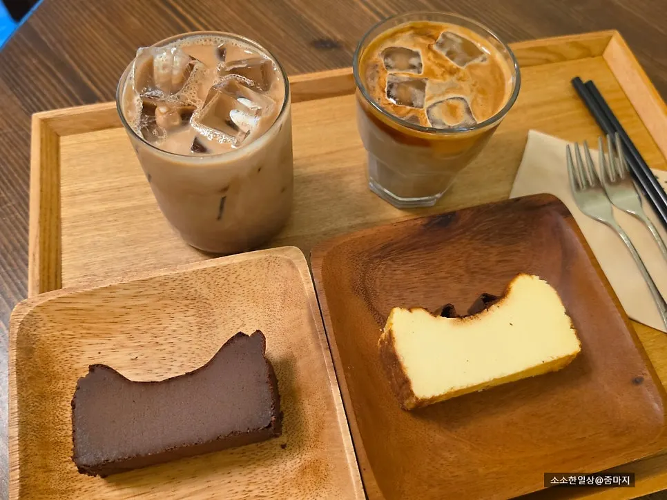 Forerestのバスクチーズケーキひと切れ
