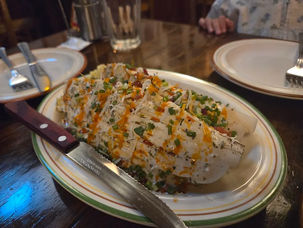 A slice of egg potato pizza