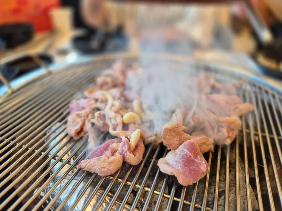 Duck meal shared with family at Ganaandeok Gyeyang Branch
