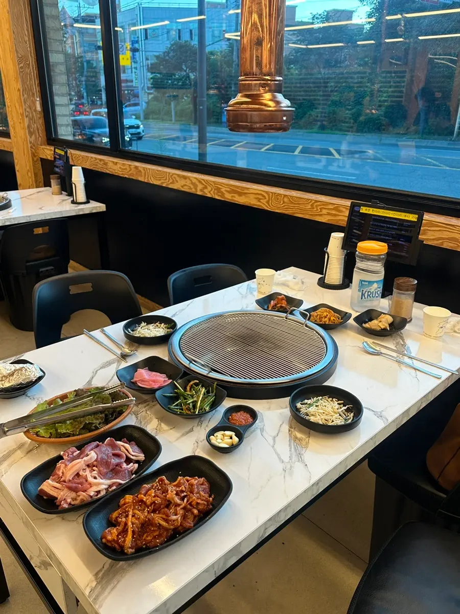 Seaweed soup brought over from the self-serve bar
