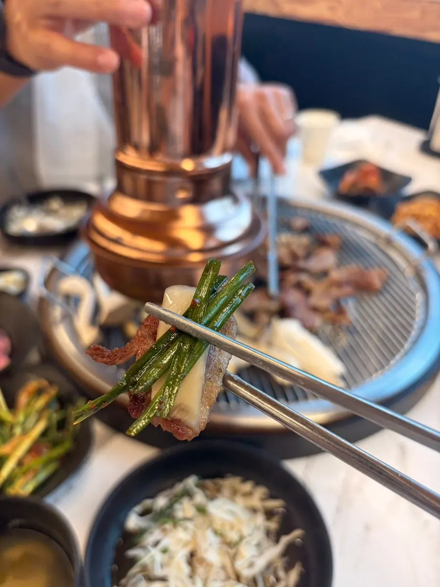 A fully cooked piece of grilled duck