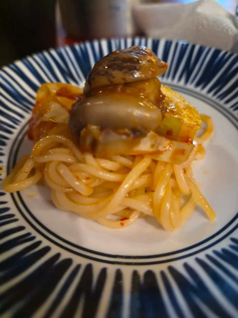 Snack dish with homemade apple and pear seasoning