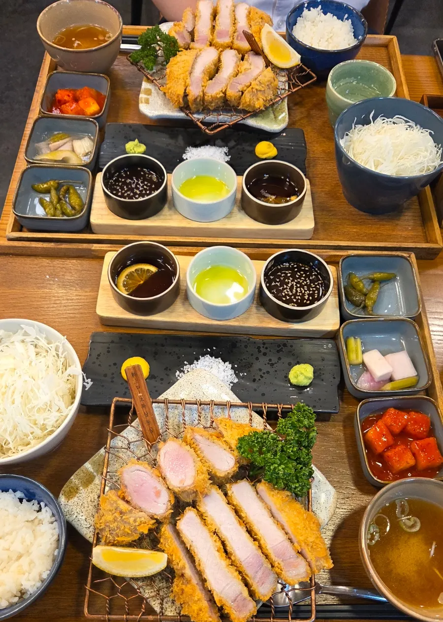 Ordered premium special loin and hire katsu