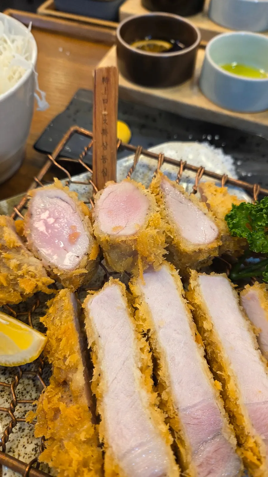 Light and juicy tenderloin katsu