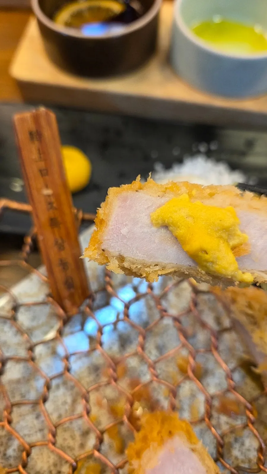 Tonkatsu accompaniments and sauces